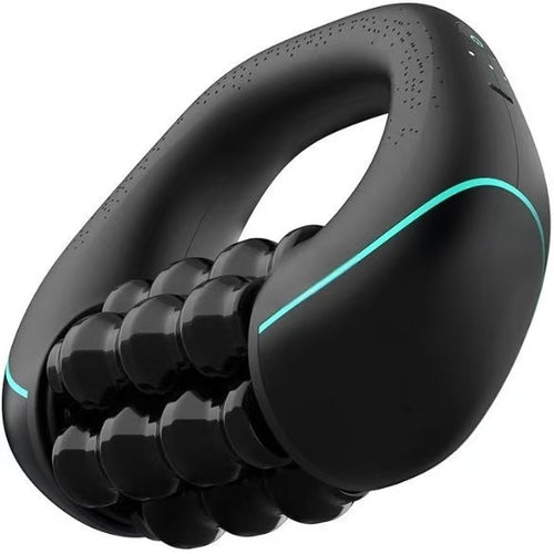 Mini Powered Rolling Massager - Handheld Deep Tissue Muscle Massage Roller for Neck, Shoulder, Arm, Leg Pain Relief & Recovery
