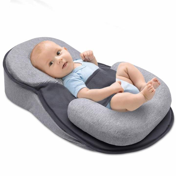 Baby Feeding Support Wedge Pillow Infant Nursing Cushion with Gentle Incline Portable Lounger Support